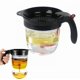 thumbnail image 1 of Cuenco separador de aceite | Colador separador de aceite para sopa de cocina de alta capacidad | Separador de grasas de acero inoxidable con liberador inferior • Filtro de grasa eficiente • Fácil de, 1 of 9