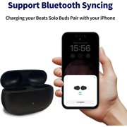 Charging Case Replacement Compatible for Beats Solo Buds, USB-C Charging Port case 660mAh Built-in Battery with Lanyard Hole(Not Include Earphone)