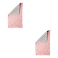 thumbnail image 2 of fastboy Dishcloth Microfiber Cloth Rags Dishes Plate Pots Bowl Tableware Non-stick Washing Towel Accessory for Kitchen Pink Coffee 2Set, 2 of 6