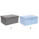thumbnail image 4 of Caja de almacenamiento con asa lavable Cateissary 47x28x21cm Gris, 4 of 6