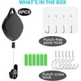 thumbnail image 1 of Gestion des Câbles VR pour Câble à 2 Maillons, 6 Packs Poulie de Plafond Rétractable Accessoires VR pour HTC Vive/Vive Pro/Oculus Rift S/Valve Index/HP Reverb G2/PS VR/Samsung Odyssey Casque VR, 1 of 7