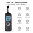 thumbnail image 3 of Digital LCD Thermo-Hygrometer Thermometer Hygrometer Temperature & Humidity Meter Psychrometer Wet Bulb Dew Point Temperature, 3 of 8