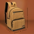 thumbnail image 3 of Wrangler Industry Backpack, Classic Logo Water Resistant Padded Laptop Notebook Sleeve, Brown Duck, 3 of 6