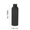 thumbnail image 3 of Stainless Steel Insulated Water Bottle Leakproof Double Wall Flask for Hot and Cold Drinks 500ml Sports Water Bottle Black, 3 of 3