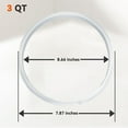 thumbnail image 5 of Silicone Sealing Rings 3 Pack for Instant Pot 5/6 Qt - Food-Grade & Durable, 5 of 7