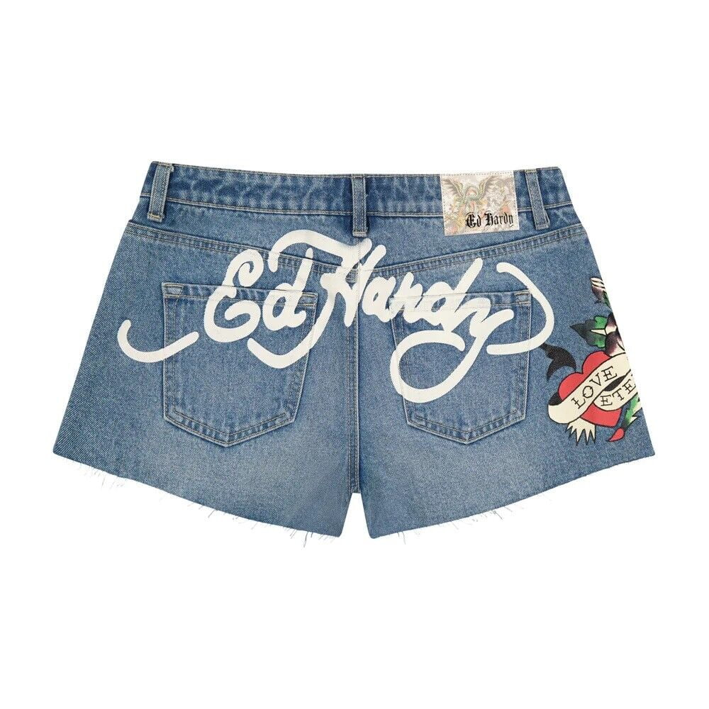 【HI FI FNK】Heart Vintage Bermuda Denim 8aa3b8a8-5b41-4432-ac99-