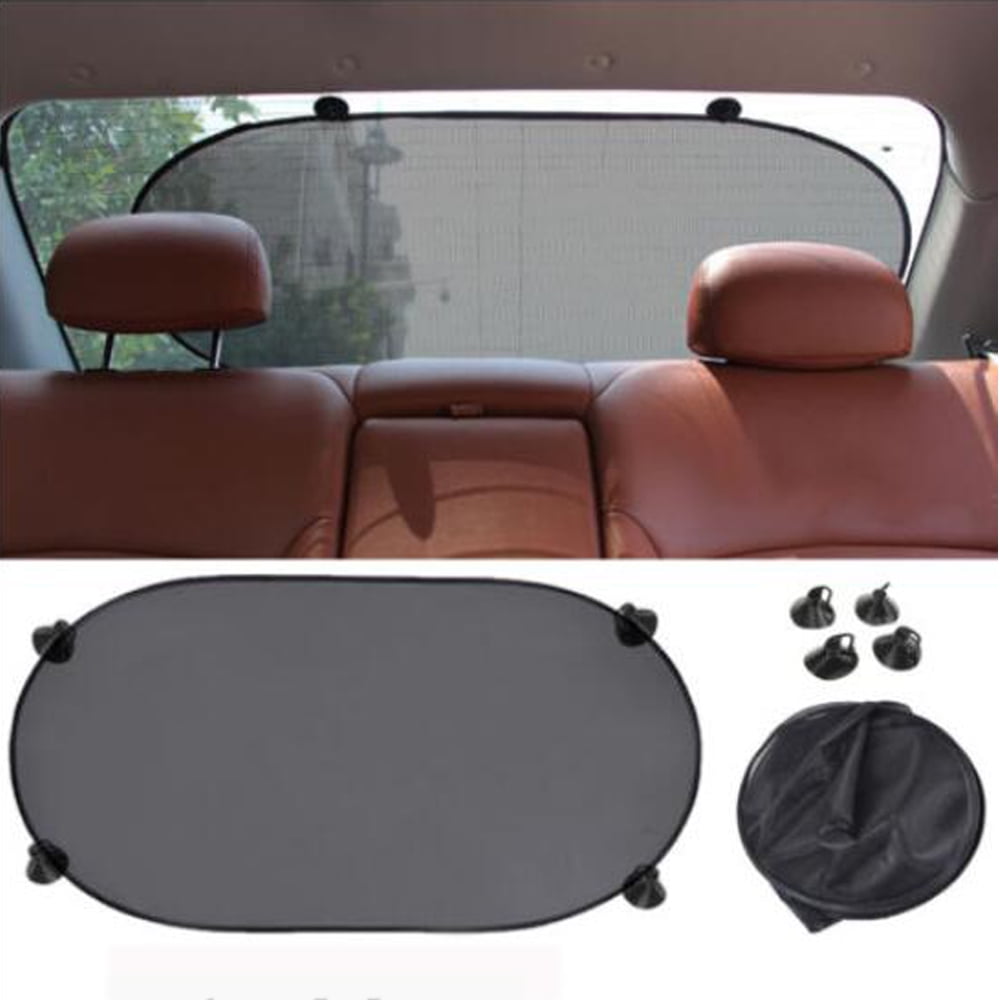 Car Rear Window Sunshade,iClover Mesh Large Baby Auto Sun Shield, Sun Protector, Blocking over