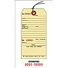 Repair Tags, 5-1/4" x 2-5/8", Manila Cardstock with Stub, Strung, Numbered 9001-10000, BOX OF 1,000