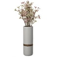 thumbnail image 5 of Decorative Modern Ceramic Cylinder Shape Table Vase Flower Holder with Rope, 5 of 9