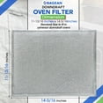 thumbnail image 3 of Downdraft Stovetop Filter Replacement for 707929 Jenn Air Filter Downdraft 14” x 11.4”- Grease Screen for Cooktop Fits Into Downdraft Jenair Stove Filter Vents and Protects the Oven (2-pack), 3 of 6
