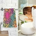 thumbnail image 2 of Dreamtimes Towels Set of 2 Animal Spots Print for Bathroom Kitchen Travel 16×28 inch, Cotton Bath Towels Lightweight Quickdry for Bathroom Ktichen Travel SPA Gym, 2 of 7