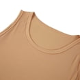 thumbnail image 6 of Endives Women's Cotton Tank Top Fitness Round Neck Wrapped Camisole Top Vest Basic Layer Tank Top Sport Wear Khaki, 6 of 7