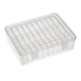 thumbnail image 1 of Milaget Clear Plastic Organizer Case 30 Compartments Jewelry Storage Box for Earrings, 1 of 9