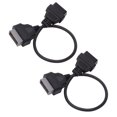 thumbnail image 1 of Car Diagnostic Cable, Lightweight Compact Size OBD2 Diagnostic Cable Fast Transmission Speed Black  For Vehicle, 1 of 8