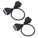 thumbnail image 1 of 1 par de cable de diagnóstico OBD2, conector de adaptador de diagnóstico ligero portátil negro de 14 pines a 16 pines para coche, 1 of 5