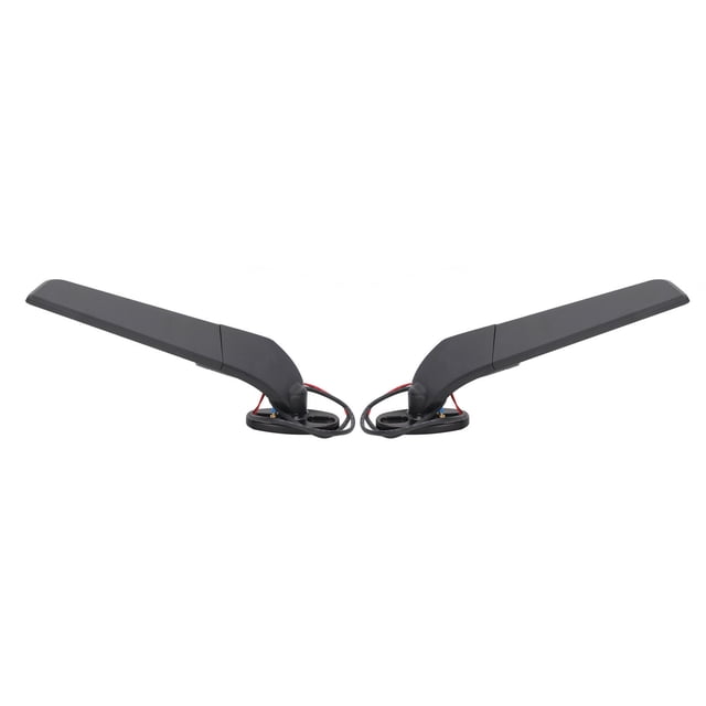 Espejas de ala lateral de la motocicleta, espejas laterales giratorios de visión ancla resistente un choque aerodinámico rotativo para zx10r zx6r zx636 2019-2022
