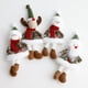 thumbnail image 5 of Muñeco de tela de decoración navideña, figura pequeña, colgante, alce de peluche, Papá Noel, muñeco de nieve, adornos para árbol de Navidad, 5 of 5