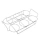 thumbnail image 1 of Portavasos de cristal de acero inoxidable con 6 agujeros, estante de exhibición para tazas de té para el hogar, estante para copas de vino KTV, 1 of 5