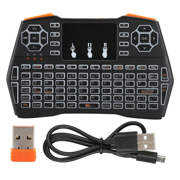 Oubit Backlit Keyboard,I8 Plus LED Backlit Wireless Keyboard QWERTY Keyboard Ultimate Comfort