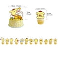 thumbnail image 3 of Pom Pom Purin Cartoon Theme Birthday Party Decor Supplies Kits, Including Banner, Balloons, Cake Toppers, Cupcake Toppers., 3 of 4