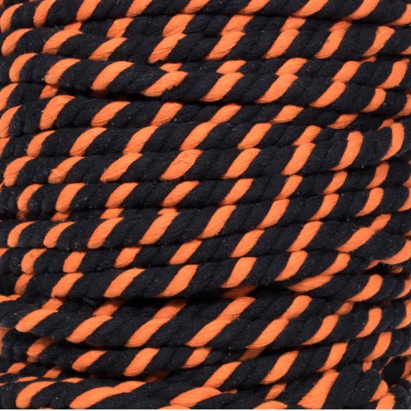 Super Soft 3 Strand Twisted Cotton Rope - Multiple Colors to Choose from in Various Diameters and Lengths