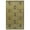 Green, variant on Mayfair Distressed Damask Indoor Area Rug by Blue Nile Nills - 8' x 10', Ivory
