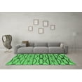 thumbnail image 3 of Ahgly Company Indoor Rectangle Oriental Emerald Green Industrial Area Rugs, 7' x 10', 3 of 4