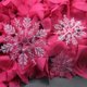 thumbnail image 3 of 24 Uds. De colgante decorativo de copo de nieve grande de Navidad, decoración para fiesta de Navidad, abalorio DIY, 3 of 5
