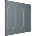thumbnail image 6 of Ekena Millwork 31"W x 62"H Ashford Smooth Panel Moulding Kit (Triple Panel), 6 of 10