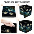 thumbnail image 4 of Starry Plants Foldable Storage Box with Handle, 10.8"x10.5"x10.6", Large Capacity Storage Bin Cube Organizer, 4 of 6