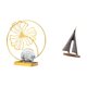 thumbnail image 5 of Estatua de hoja de hierro, figura de , decoración de , estatua decorativa, regalo de cumpleaños, adorno coleccionable, escultura para esta, 5 of 8