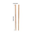thumbnail image 2 of Soimiss Olive Wood Chopsticks Brown Extra Long for Hot Pot and Frying Home Use 1Pair, 2 of 8