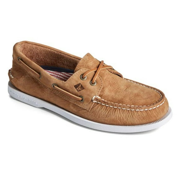 Sperry Top-Sider A/O 2-Eye Seersucker Tan 7.5M