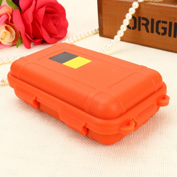 Waterproof Dry Box Storage Case, Shockproof Survival Storage Box Container Case with Dry Function for Camping, Fishing, Boating
