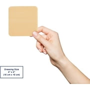MedVance TM Silicone - Silicone Adhesive Foam Absorbent Dressing, Box of 5 dressings (4x4) 10 Pack