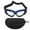 Black/Blue, variant on Rupoun Sports Glasses Safety Goggles Basketball Football Soccer Golf Protective Eyewear for Men Women (Black Blue) - 7.09 inches / 18 cm