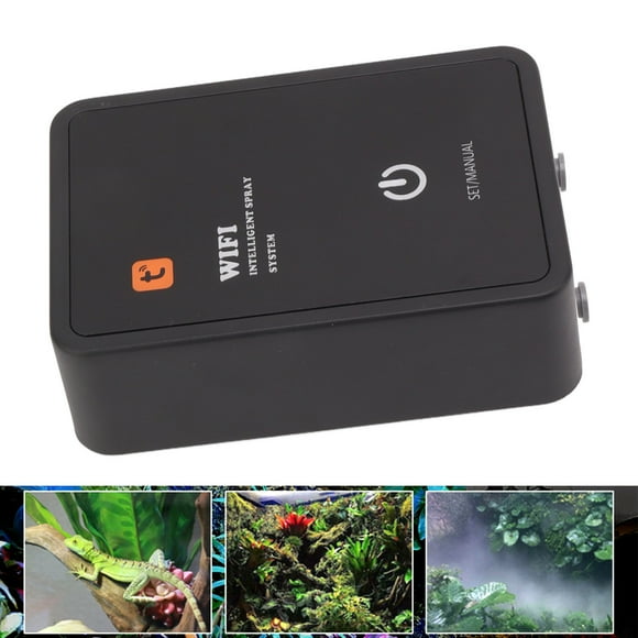 Smart Automatic Misting System for Reptile Terrariums with Acrylic Panel and EVA Cushioning Foot Pads