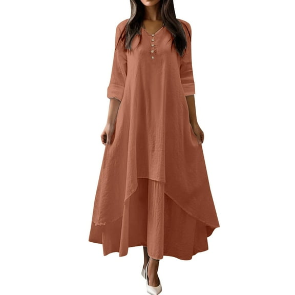 Sngxgn Mini Sweater Dress for Women, Button up Long Sleeve Knit Dresses for Work in Fall(Red,L)