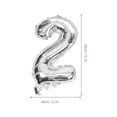 thumbnail image 2 of FENGGUIQU 1Set Balloon Party Decoration Round Silver New Year Design For Party Organizers And Events, 2 of 8