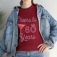 thumbnail image 2 of Cheers To 80 Years 80th Birthday Design 2 T-shirt, 2 of 2