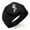 Black, variant on Stainless Steel Engraved Hexagon Flat Top Biker Style Polished Ring
