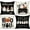 Black, variant on Halloween Pillow Covers 20x20 inch Set of 4 Black and White Ghost Pumpkins Decoration Outdoor Pillow Cases Black Throw Pillow Covers Decor for Sofa Bed Outdoor Car