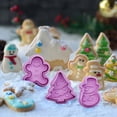 thumbnail image 3 of 4Pcs Thanksgiving Christmas Baking Mold Biscuit Stamp 3D Biscuit Plunger Cutter DIY Baking Mold Cutters Kitchen Tools, 3 of 9