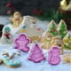 thumbnail image 5 of 4 Uds. Molde para hornear Navidad de Acción de Gracias, sello de galletas, cortador de émbolo de galletas 3D, cortadores de moldes para hornear DIY, herramientas de cocina, 5 of 11