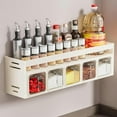thumbnail image 1 of Spice Rack, Spice Organiser with 3 Spice Box, Spice Rack Wall Mounted/Countertop, Strong Spice Shelf, Spice Storage for Inside Cupboard, Seasoning Organizer for Kitchen Herbs Jars, 1 of 1