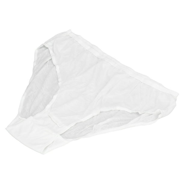 Women Ice Silk Underwear, 5Pcs Cool Women Disposable Underwear