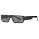 thumbnail image 2 of Gafas de terre Retro para mujer y hombre gafas de terre cuadradas pequeñas de Vintage gafas de protección Bck_Gray BLESIY gafas de sol rectangulares, 2 of 8
