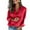 43#Red, variant on Satin Blouses for Women Silk Button Down Shirts Long Sleeve Business Casual Tops Black M
