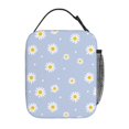 thumbnail image 3 of Lonchera PTPLMM con Estampado de Margarita Azul Floral, Bolsa Térmica, 3 of 9