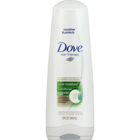 Cucumber Melon Conditioner Dove Hair Therapy Cool Moisture Conditioner, Cucumber & Green Tea 12 oz (Pack of 2) ()